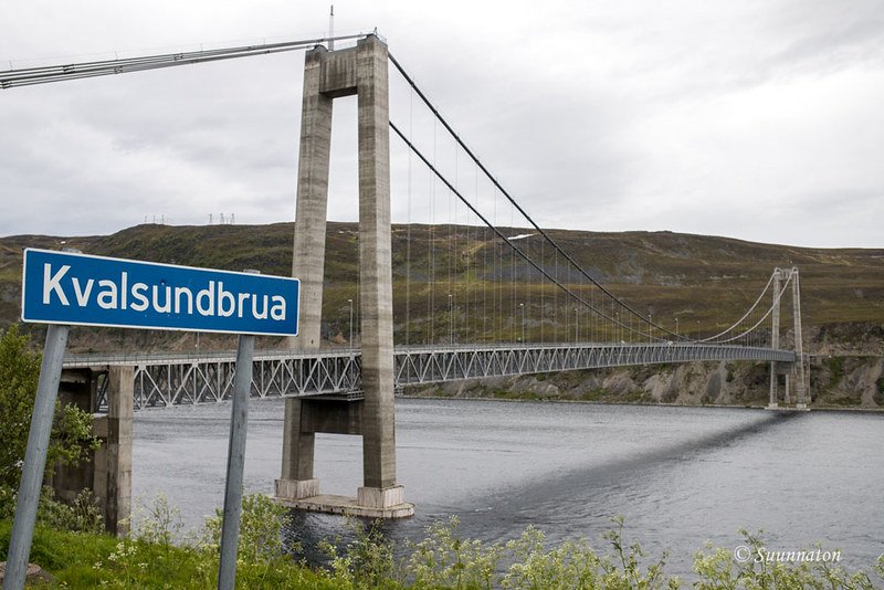 Hammerfest, Kvaloya, silta