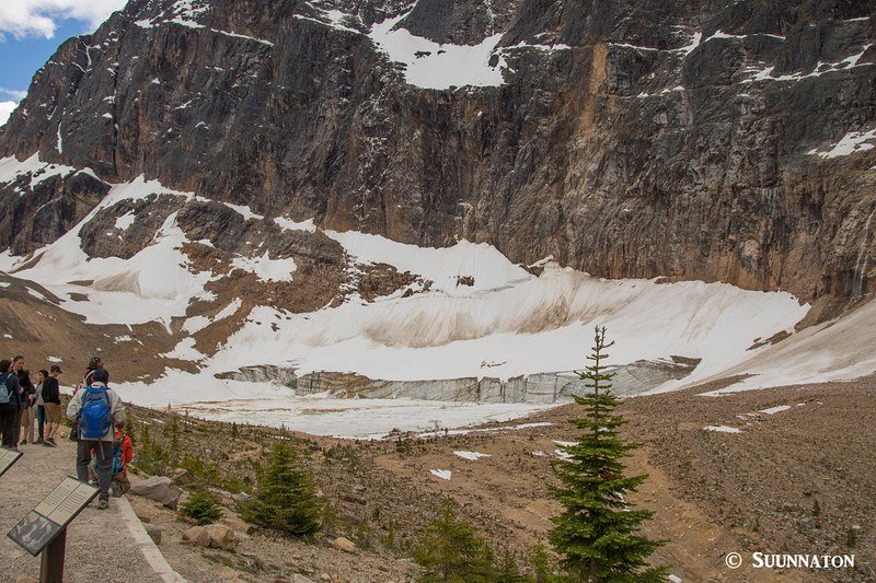 Icefields Parkway jäätikkö