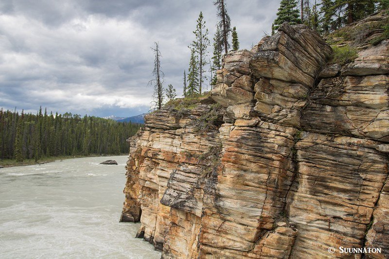 Athabasca Falls, Jasperin kansallispuisto, Kanadan Kalliovuoret